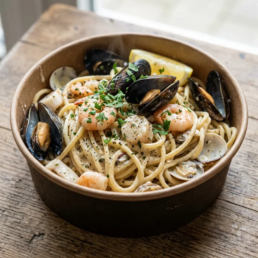 Pasta frutti di mare