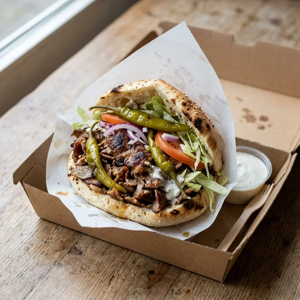 Broodje shoarma turks
