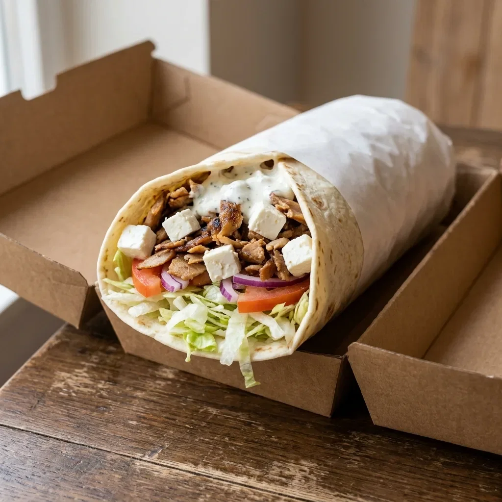 Durum shoarma feta