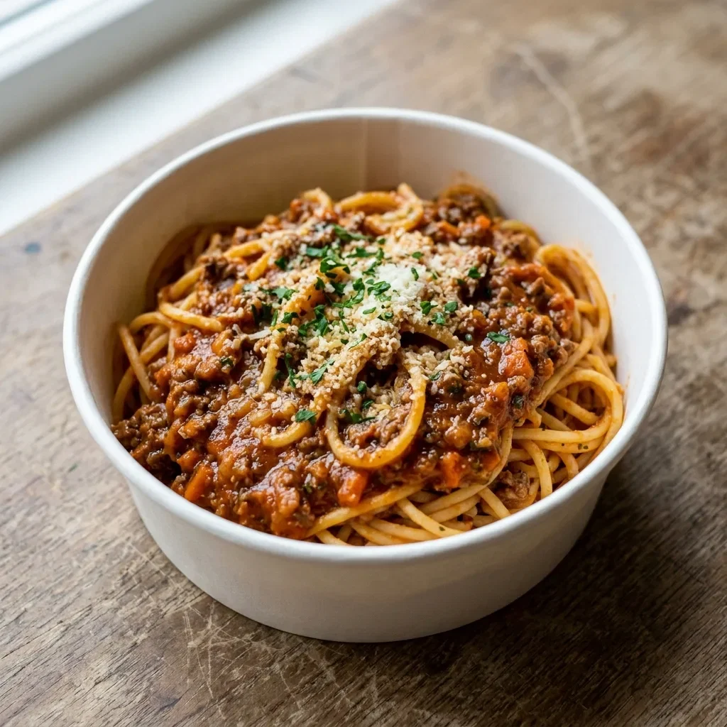 Pasta bolognese