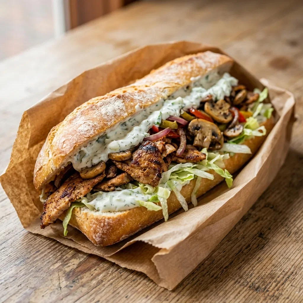 Broodje shoarma grieks